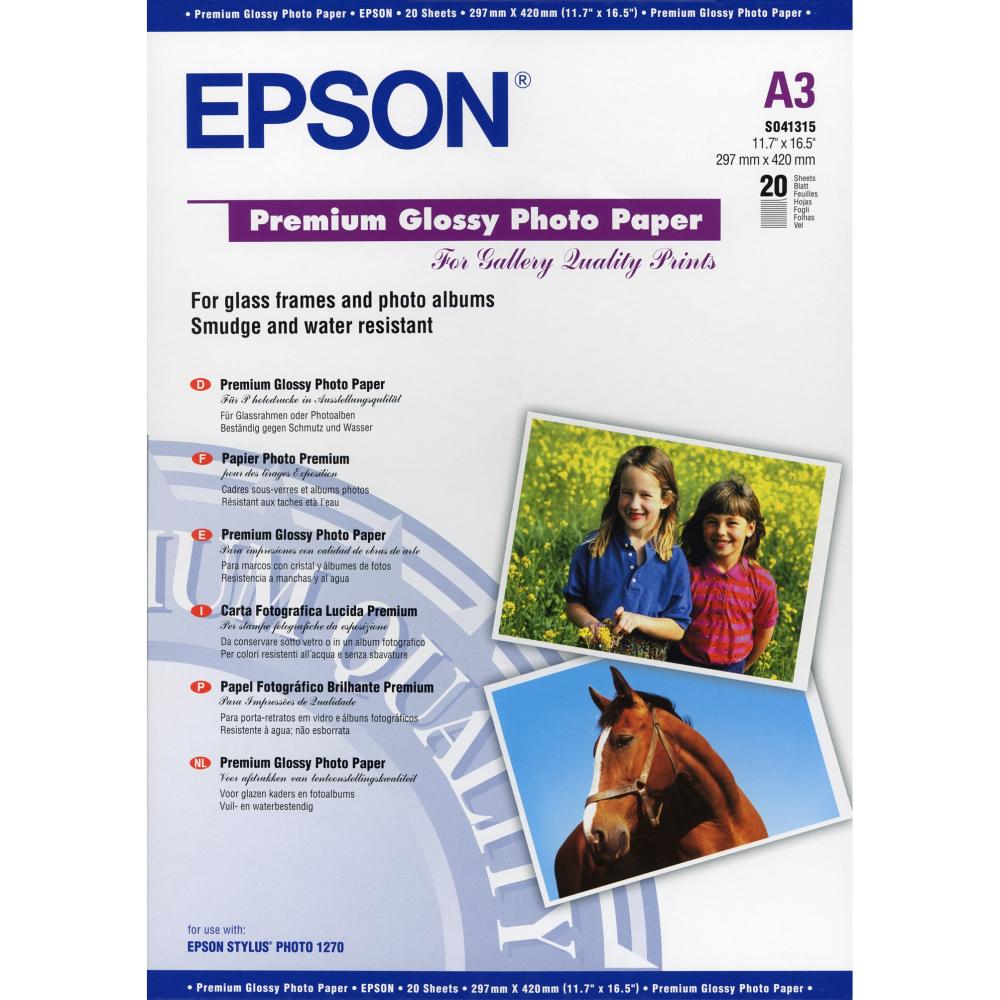 Epson A3 Papier Brillant Premium x 20