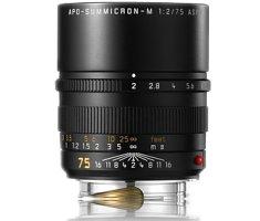 Leica 11637 APO-Summicron-M 2.0/75mm Asphérique Noir