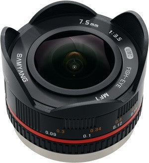Samyang 7.5mm F3.5 MFT Noir