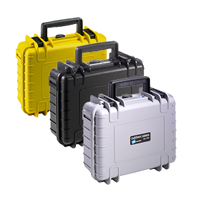 B&W type Valises d'extérieur 1000 noir + séparateur