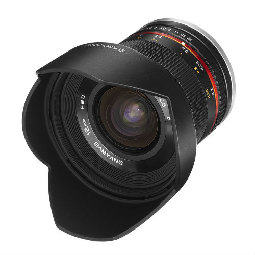 Samyang 12mm F2.0 NCS CS Fuji X Noir