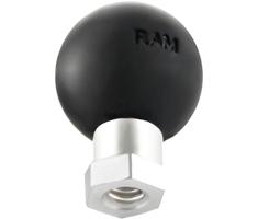 Ram-B-337U Base avec foret hexagonal 1/4-20 pouces et rotule 1 pouce