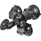Support Rond Rammount Triple Ventouse 3,3" 1/4"