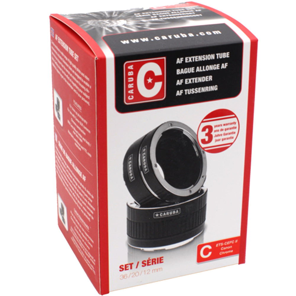 Caruba Set de bagues allonge Canon M-Serie Aluminium