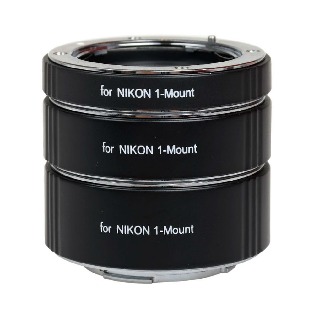 Caruba Set bagues d’extension pour Nikon 1 Appareil photo hybride avec boitier métal