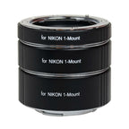 Caruba Set bagues d’extension pour Nikon 1 Appareil photo hybride avec boitier métal