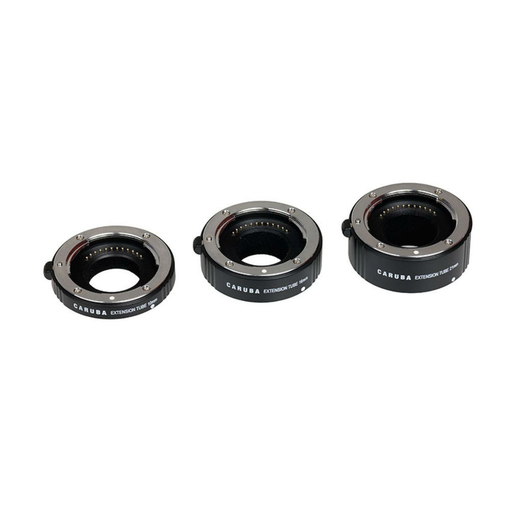 Caruba Set bagues d’extension pour Nikon 1 Appareil photo hybride avec boitier métal