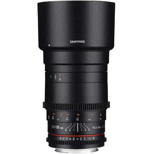 Objectif Samyang 135mm T2.2 VDSLR pour Canon