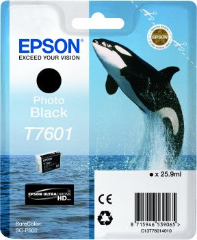 Epson T7601 Photo Noir Haute Capacité 25,9 ml