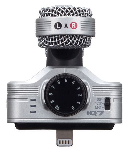 Zoom iQ7 XY Microphone stéréo pour iPhone et iPad