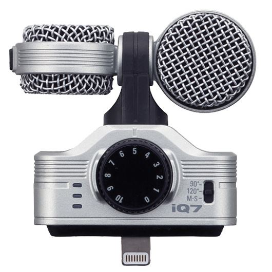Zoom iQ7 XY Microphone stéréo pour iPhone et iPad