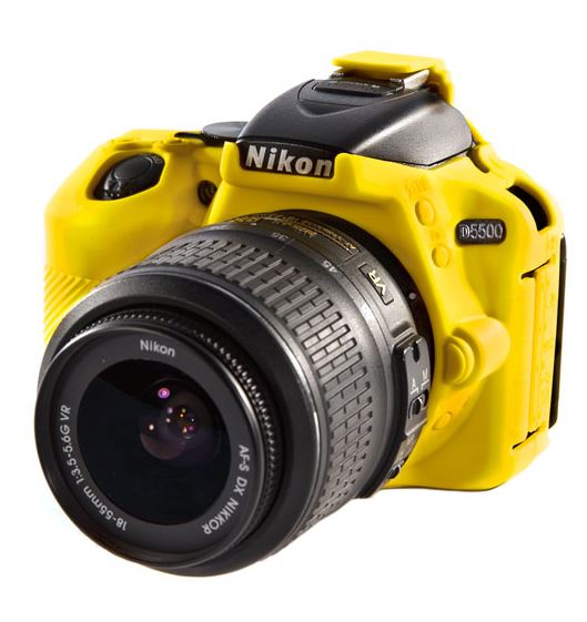 EasyCover Cameracase Nikon D5500 en D5600 Jaune