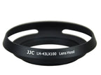 JJC LH-43LX100 Lens Hood Black