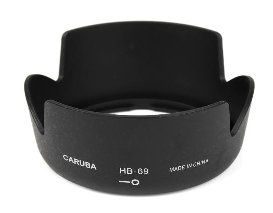 Caruba HB-69 black for 18-55mm VR II