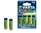 4 Piles Varta Ready 2 Use AA 2100 mAh
