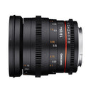 Samyang 20mm T1.9 ED AS UMC VDSLR Canon