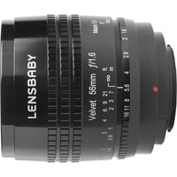 Lensbaby Velvet 56 Sony E-Mount Black
