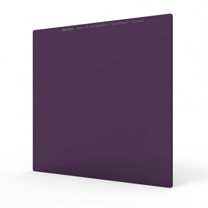 Filtre Gris NiSi Nano iRND1000 (3.0) 100 x 100mm 10 Arrêts