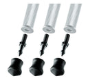 Pointe Gitzo GSF38S + Pied en Caoutchouc 38mm (x 3)
