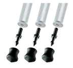 Pointe Gitzo GSF38S + Pied en Caoutchouc 38mm (x 3)