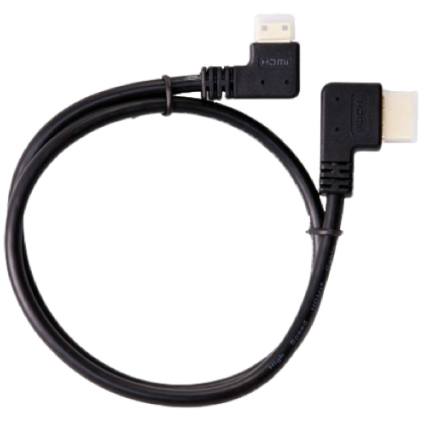 F&V Câble HDMI à angle droit Mini à Standard 50cm