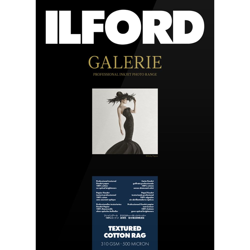 Ilford GALERIE Prestige Textured Cotton Rag A4 25 feuilles