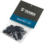 Tenba 636-271 Pack de 10 tirettes de fermeture éclair noires