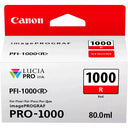 Canon PFI-1000R Rouge