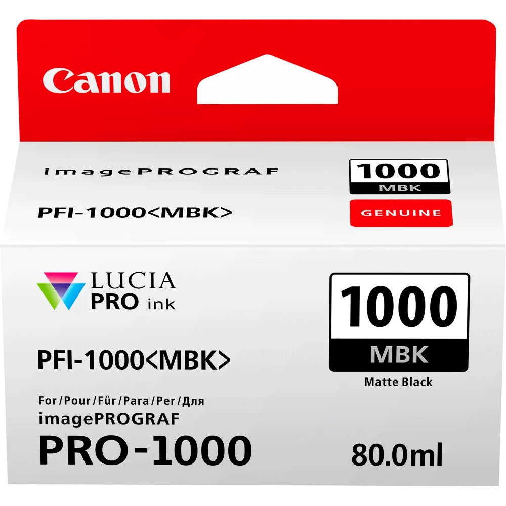 Canon PFI-1000MBK Noir Mat