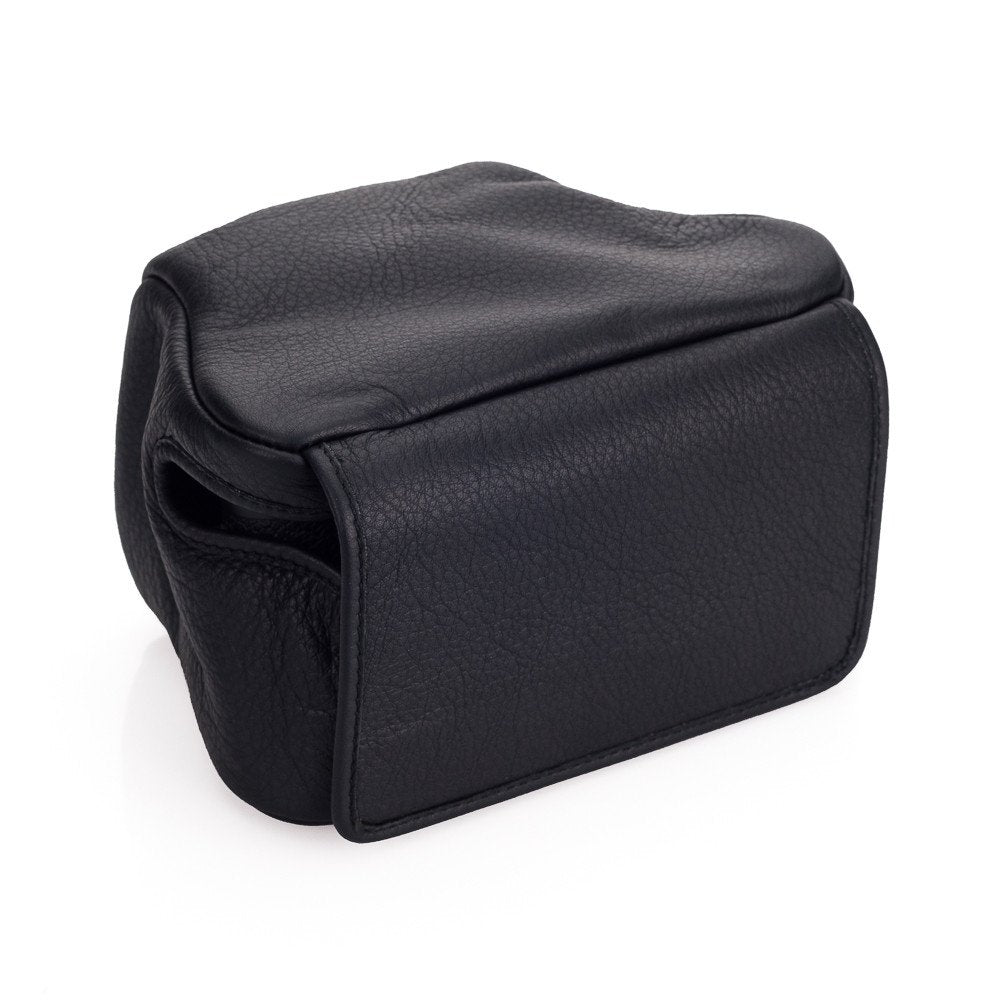 Étui Leica Cuir Noir Court