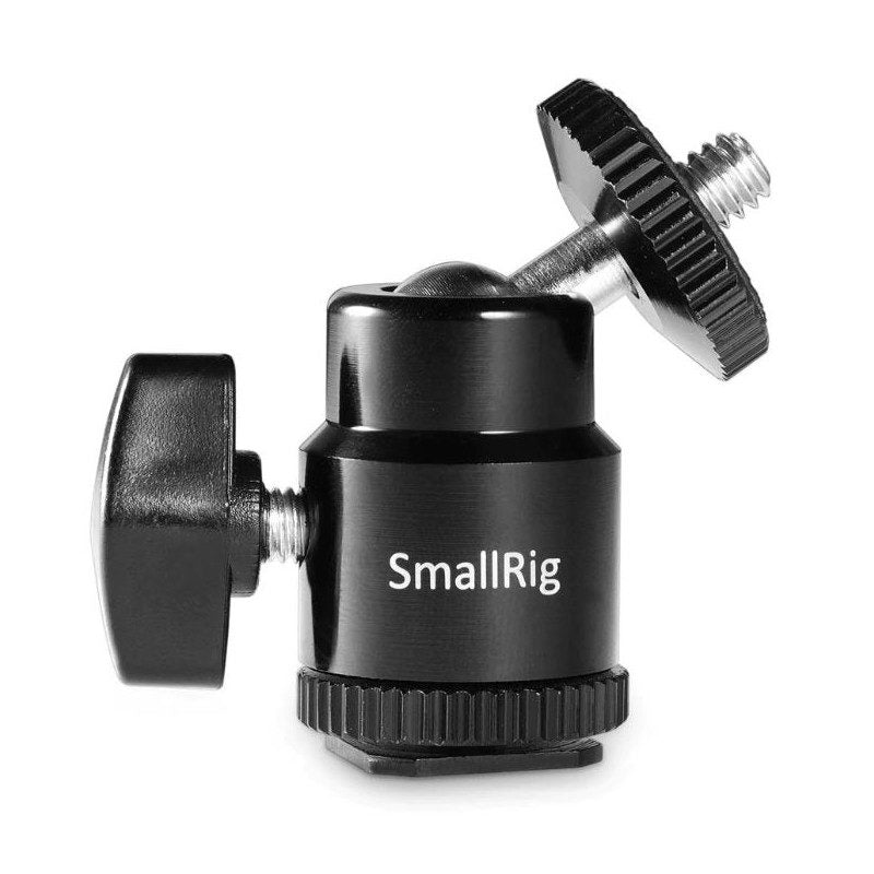 SmallRig 761 New 1/4" Camera Hot shoe mount with additional 1/4" screw