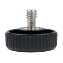 Adaptateur Caruba vis 1/4"M - 1/4"F avec poignée plastique - court