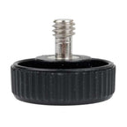 Adaptateur Caruba vis 1/4"M - 1/4"F avec poignée plastique - court