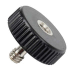 Adaptateur Caruba vis 1/4"M - 1/4"F avec poignée plastique - court