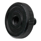 Vis adaptateur Caruba 1/4"M - 1/4"F avec poignée en métal - noir