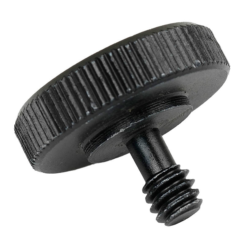 Vis adaptateur Caruba 1/4"M - 1/4"F avec poignée en métal - noir