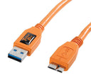 Tether Tools TetherPro USB 3.0 Mâle vers Micro-B 4,6 m Orange