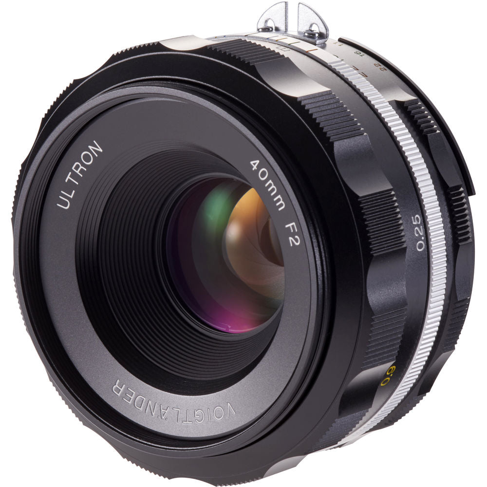 Voigtlander Ultron 40mm f/2.0 ASPH SLII-S AIS Nikon Noir