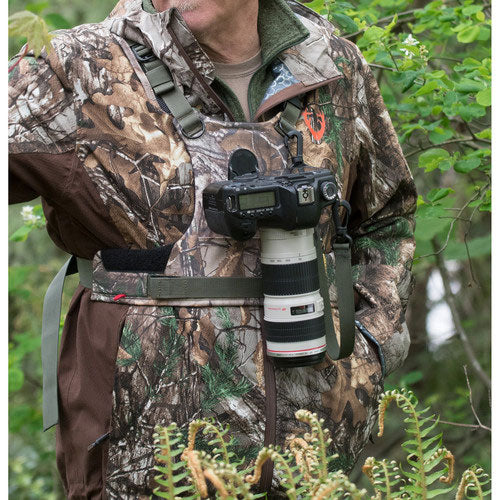Harnais pour 1 Appareil Photo Cotton Carrier G3 Camouflage Realtree