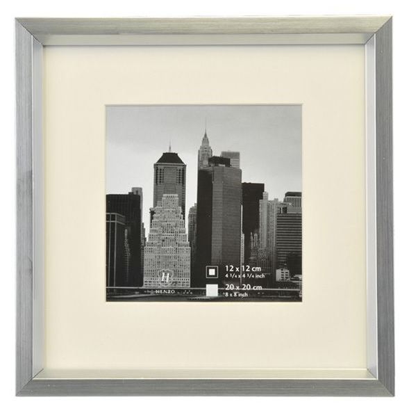 Henzo Metallica Cadre 20x20 Gris