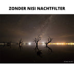 Filtre de nuit naturel NiSi 150x150mm pour photographie de nuit et astrophotographie