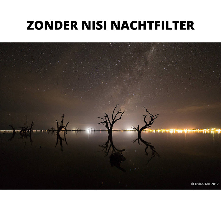 Filtre de nuit naturel NiSi 150x150mm pour photographie de nuit et astrophotographie