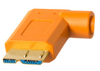 Tether Tools TetherPro USB 3.0 A Male to Micro B Right Angle 4.6m Orange