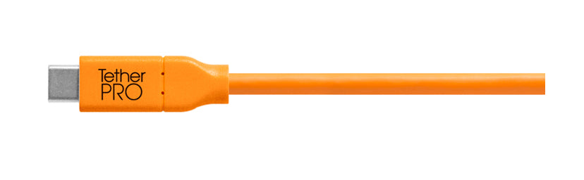 Câble Rallonge Femelle Tether Tools TetherPro USB-C vers USB 4,6 m Orange