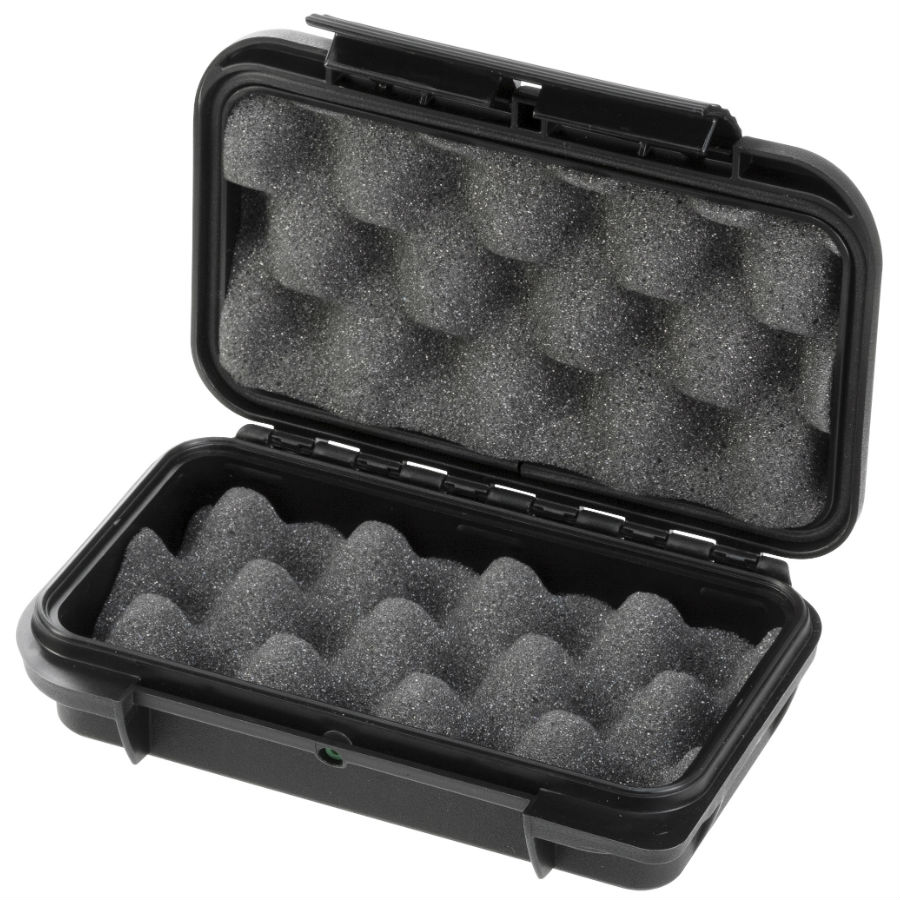 Valise WCS Protection 001 noire, avec mousse à pointes