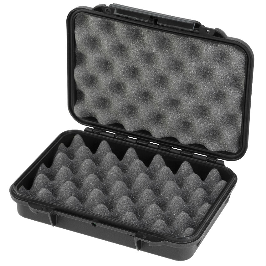 WCS Protection 002 Valise noire, avec mousse à pointes