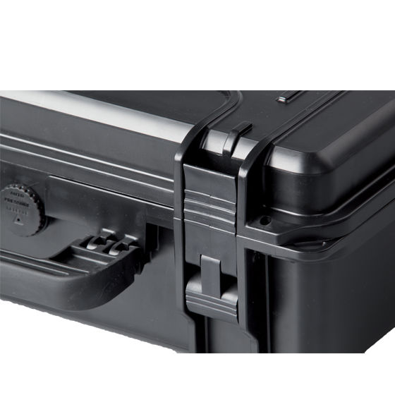 Valise WCS Protection 235 H155 noire avec de la mousse à picots
