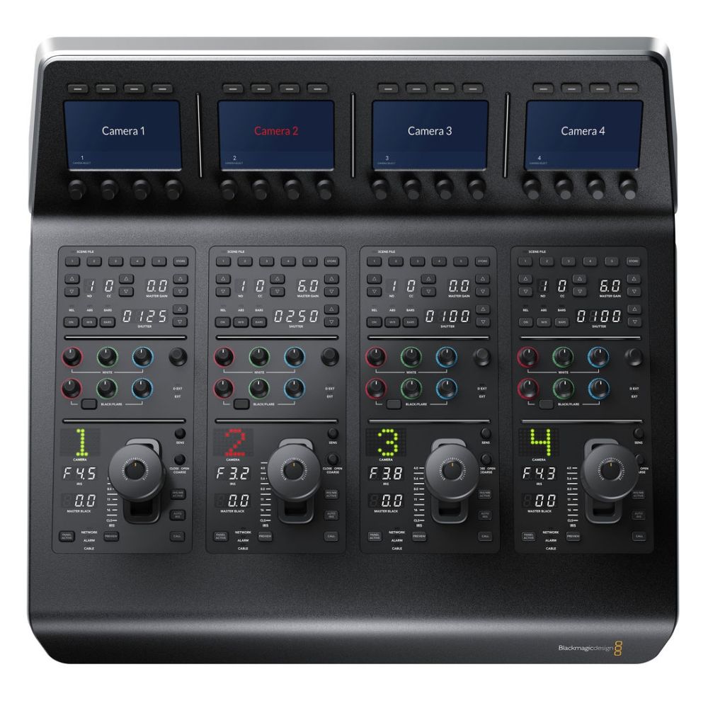 Panneau de contrôle de la caméra Blackmagic ATEM