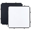 Manfrotto LL LR81121R Skylite Rapid Fabric Small 110x110cm noir/blanc