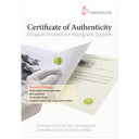 Certificat d'authenticité Hahnemühle A4 Boîte 25 feuilles